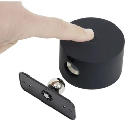 Applique murale nomade rechargeable noir Ø7,5x4,5cm < Gifi