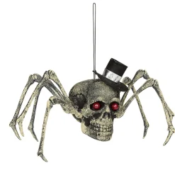 Araignée à suspendre Halloween avec tête de mort < Gifi Clearance