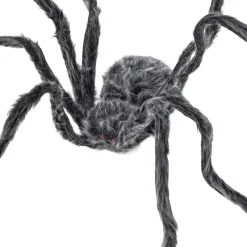 Araignée XXL Halloween lumineuse et poilue noire L230cm < Gifi Sale
