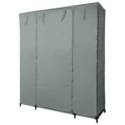 Armoire dressing tissu gris < Gifi Outlet
