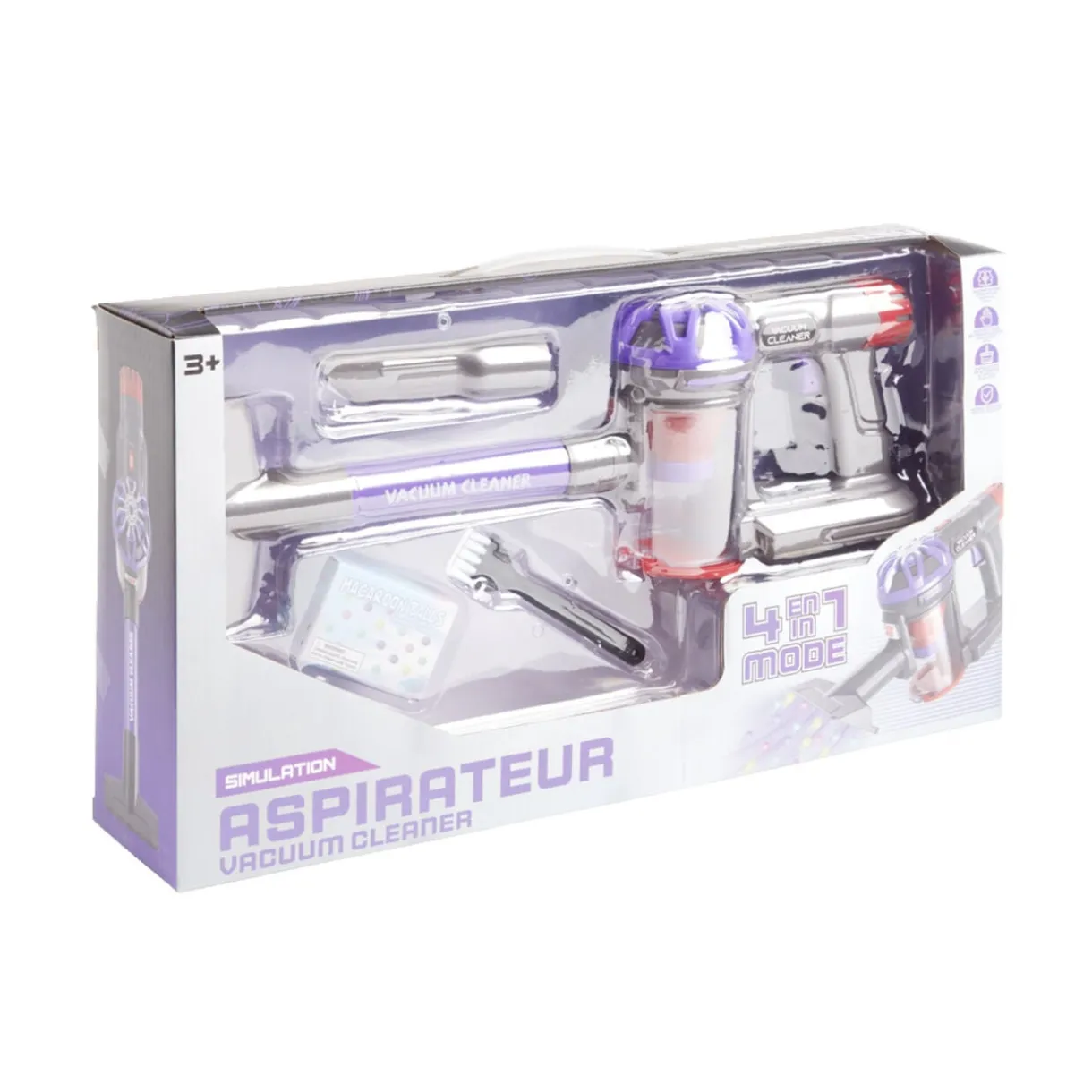 Aspirateur pour enfant 4en1 intéractif < Gifi New