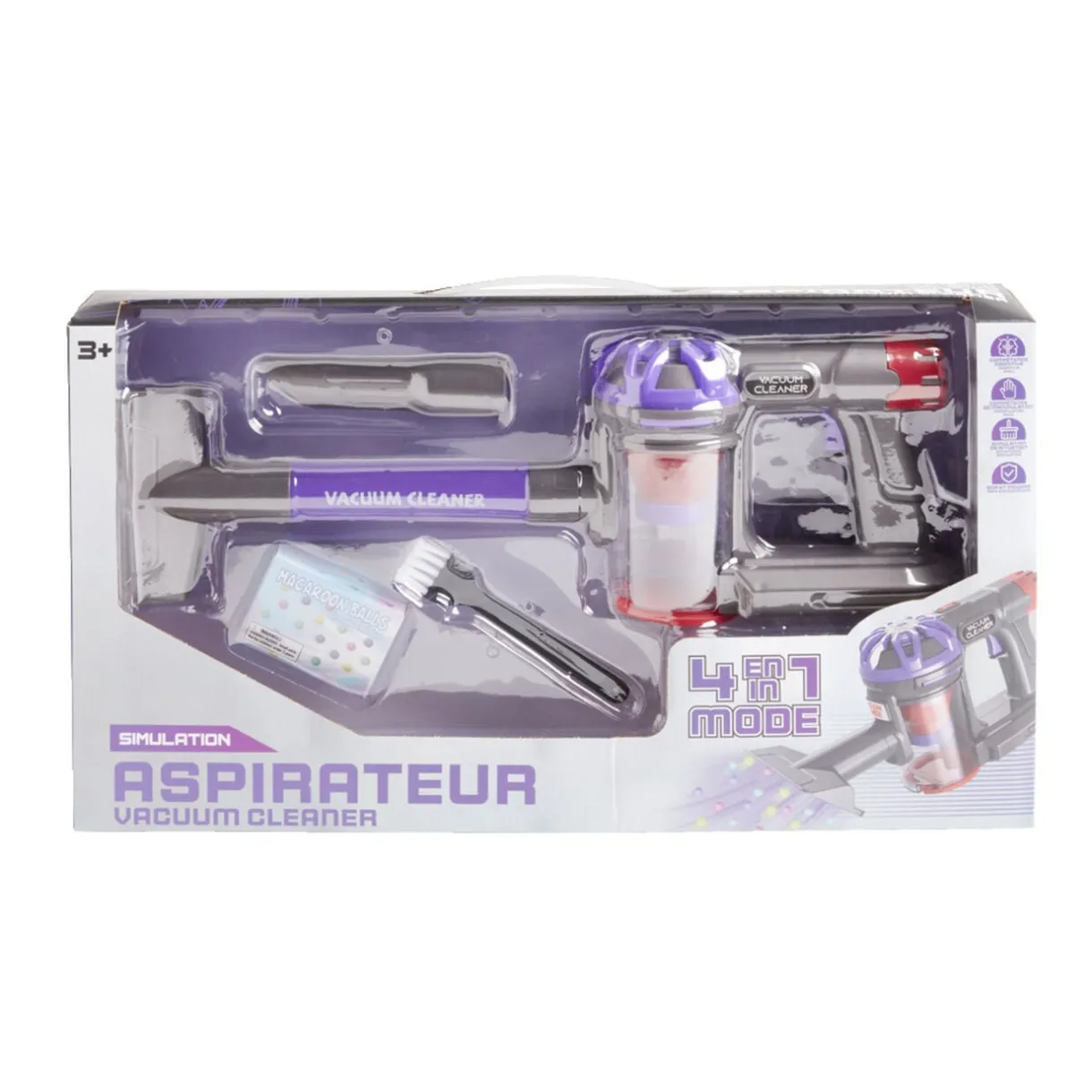 Aspirateur pour enfant 4en1 intéractif < Gifi New