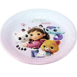 Assiette carton Gabby Chat Ø23cm x6 < Gifi Hot