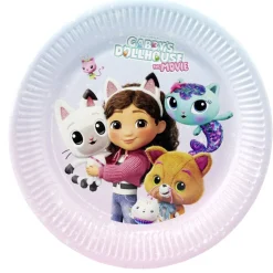 Assiette carton Gabby Chat Ø23cm x6 < Gifi Hot