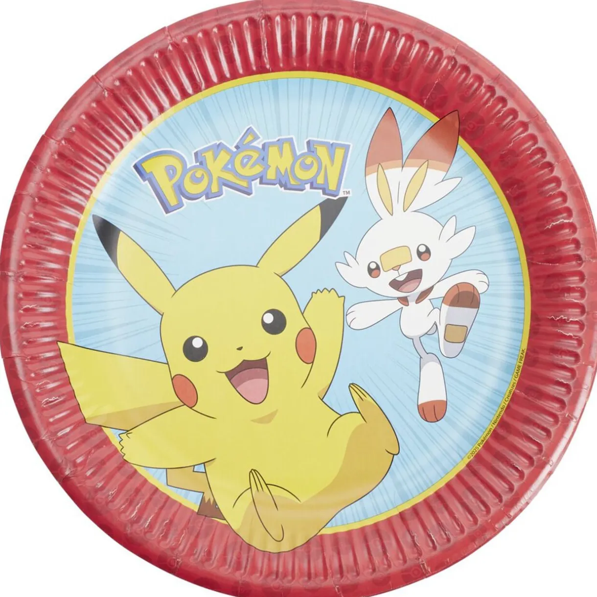 Assiette carton x8 Pokémon Ø22,5cm < Gifi Discount
