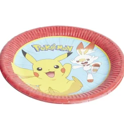 Assiette carton x8 Pokémon Ø22,5cm < Gifi Discount