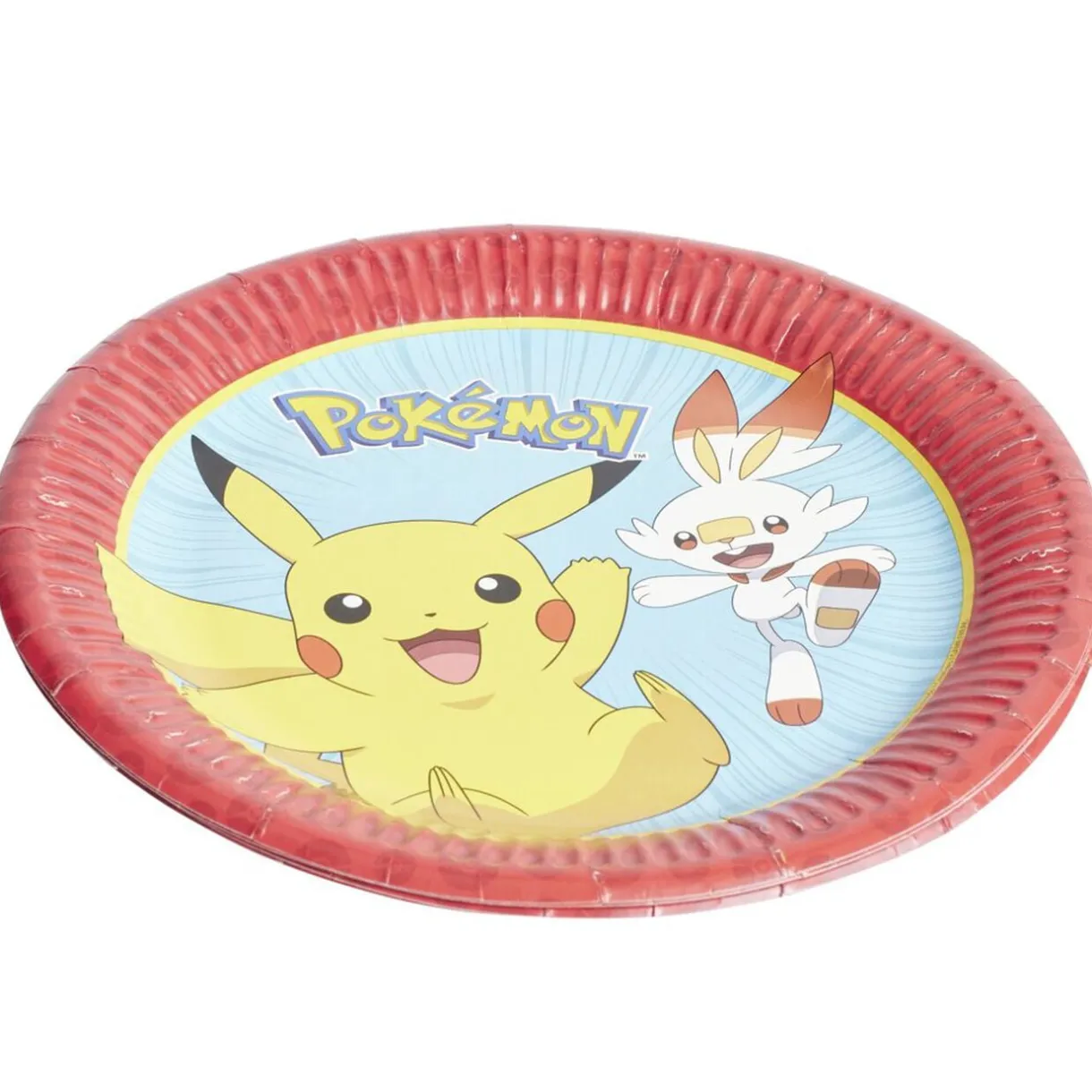 Assiette carton x8 Pokémon Ø22,5cm < Gifi Discount