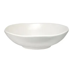 Assiette creuse forme organique céramique blanche Ø20cm < Gifi Best