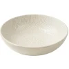 Assiette creuse ronde arabesque céramique beige Ø18,5cm < Gifi Sale
