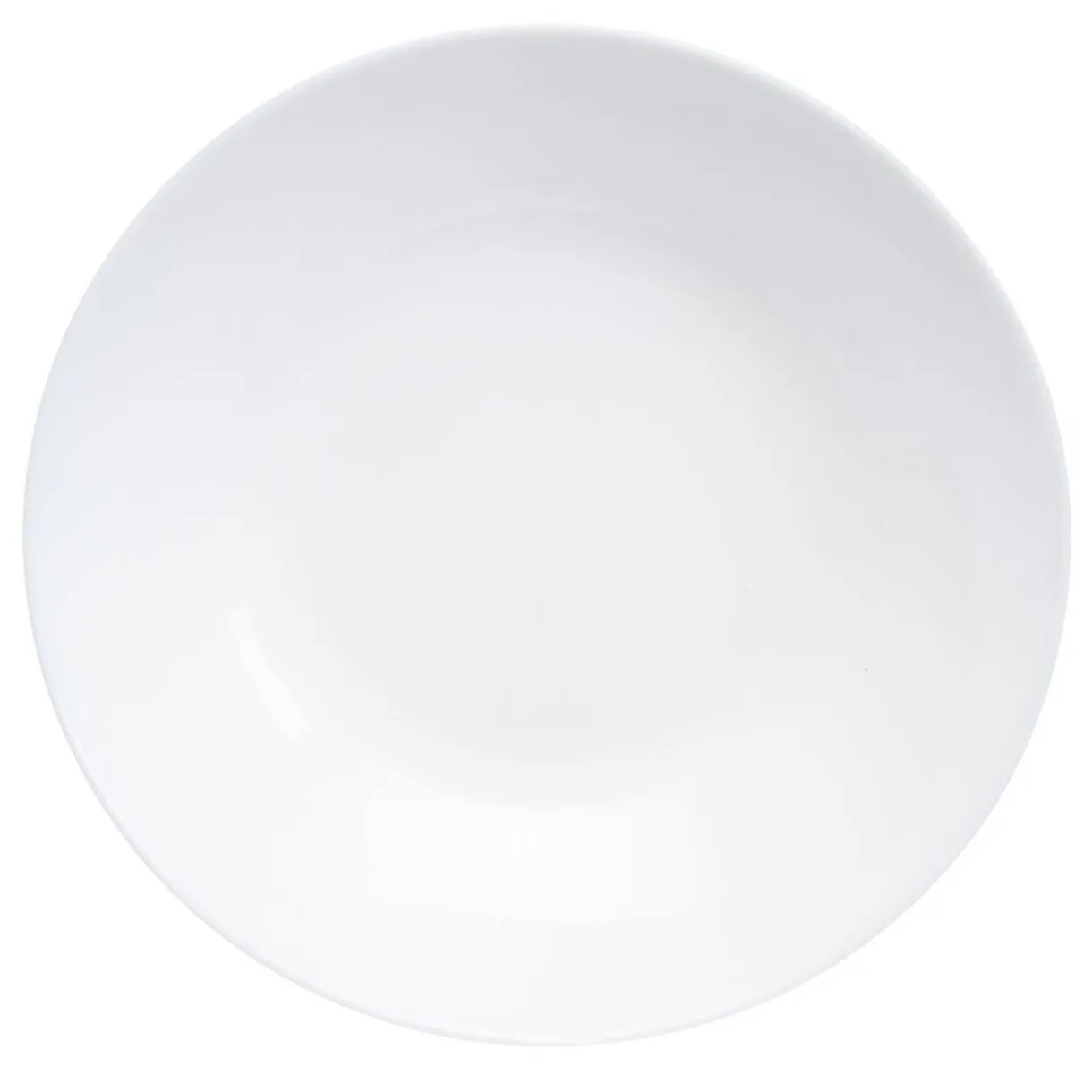 Assiette creuse ronde Luminarc opale blanche Ø20cm < Gifi