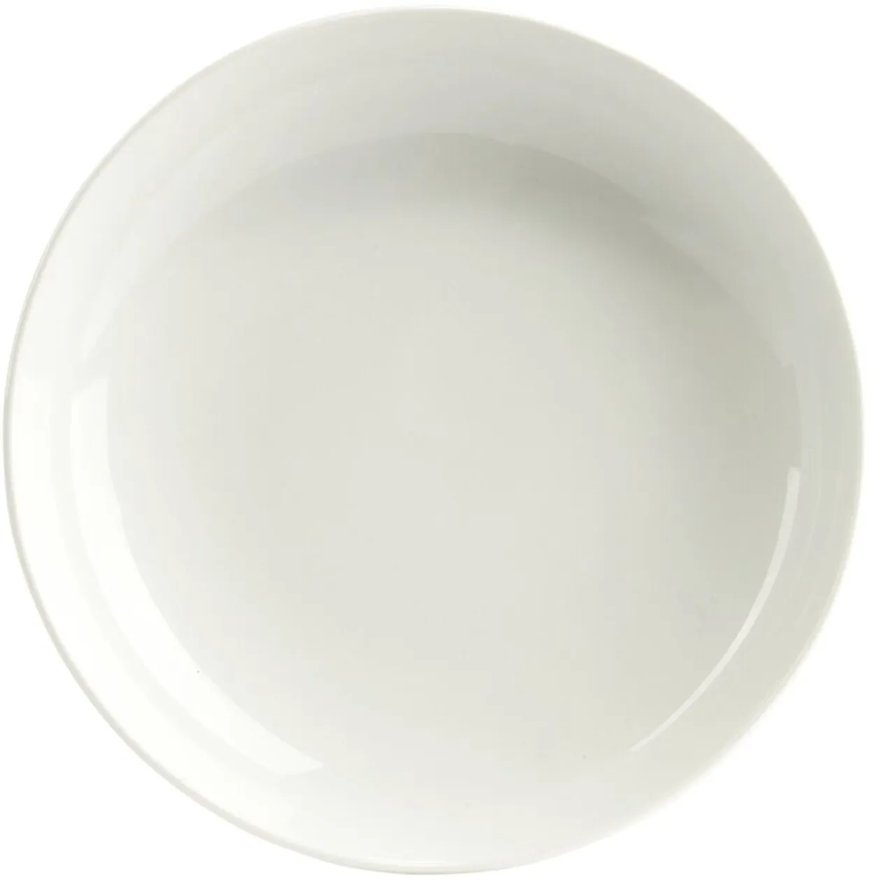 Assiette creuse ronde Vienne porcelaine blanche Ø20cm