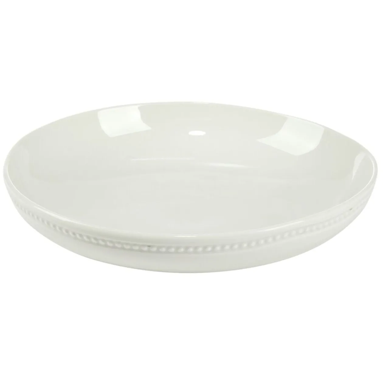 Assiette creuse ronde Vienne porcelaine blanche Ø20cm
