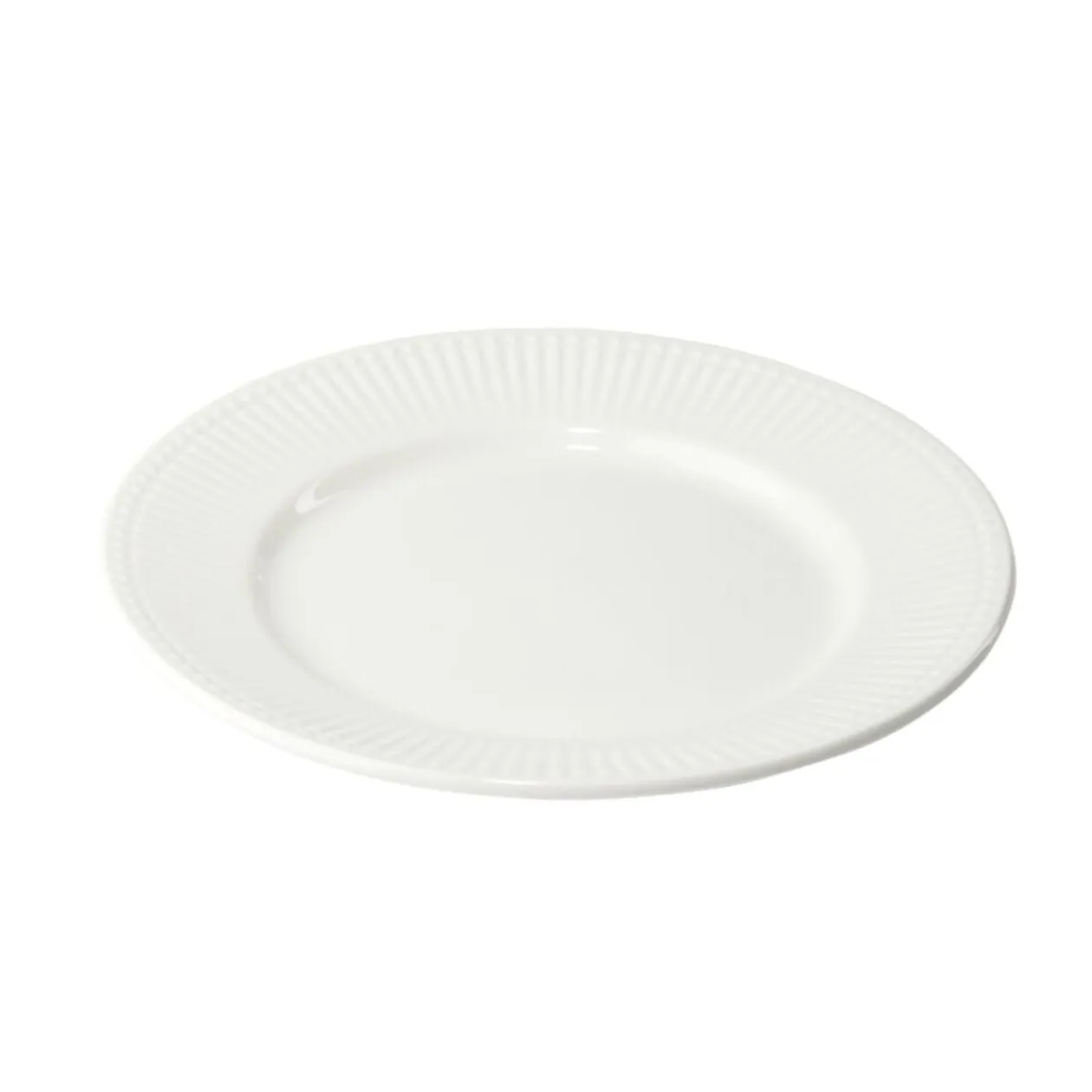 Assiette à dessert Colombe en porcelaine blanche Ø19cm