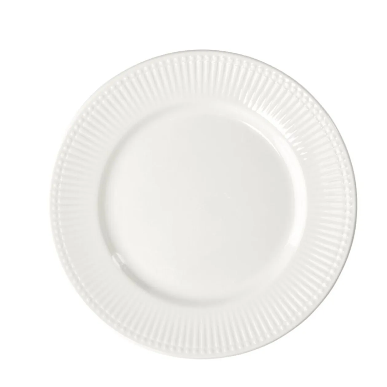 Assiette à dessert Colombe en porcelaine blanche Ø19cm