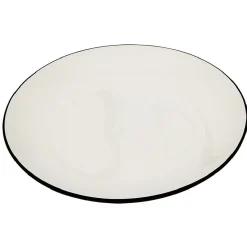 Assiette à dessert porcelaine dessous coloré Ø19cm (3 modèles)