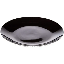 Assiette à dessert rayure noire et blanche Ø20.5cm