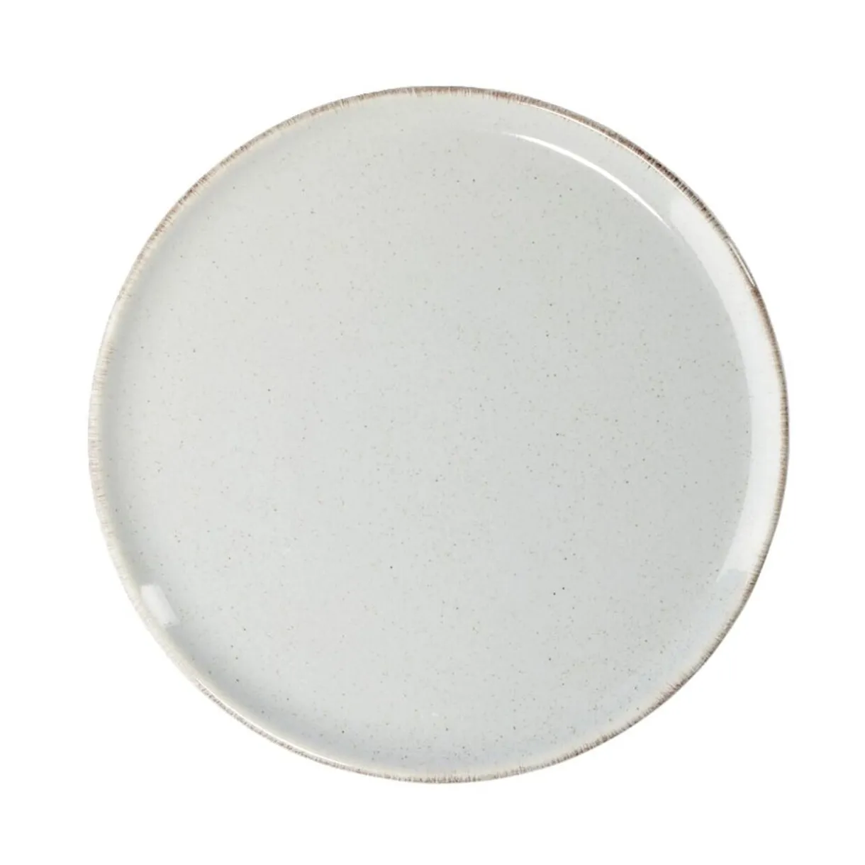 Assiette à dessert ronde Lisbonne grès gris Ø20,5cm < Gifi Online