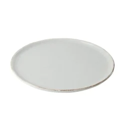 Assiette à dessert ronde Lisbonne grès gris Ø20,5cm < Gifi Online