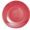 Assiette à dessert ronde Madrid faïence rouge Ø20cm < Gifi Sale