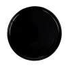 Assiette à dessert ronde Nordic porcelaine noir Ø22cm