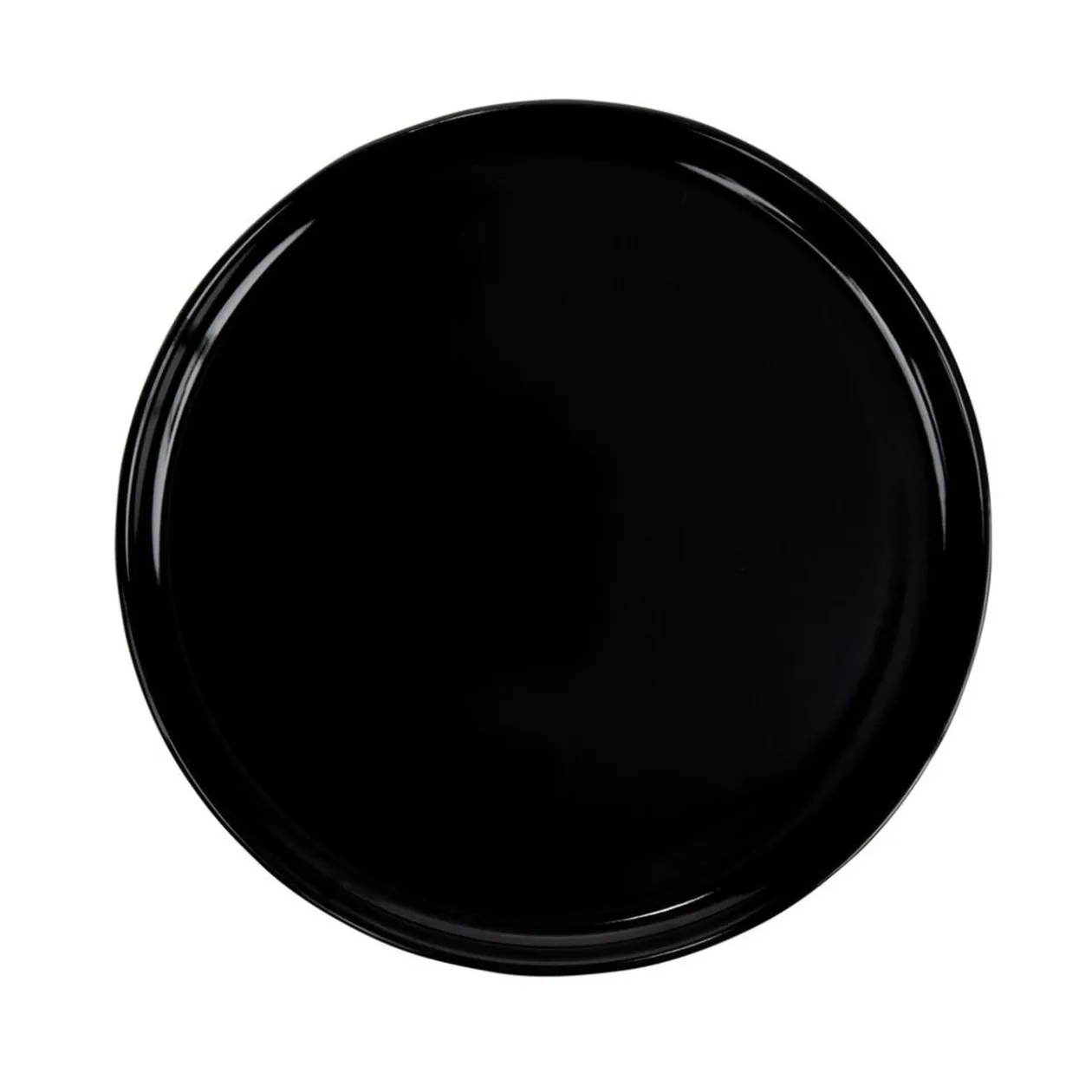 Assiette à dessert ronde Nordic porcelaine noir Ø22cm