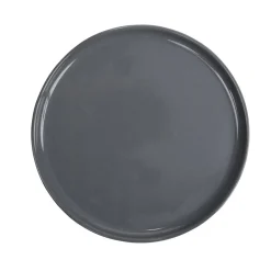 Assiette à dessert ronde Nordic porcelaine gris Ø22cm < Gifi