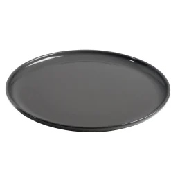 Assiette à dessert ronde Oslo grise Ø19cm