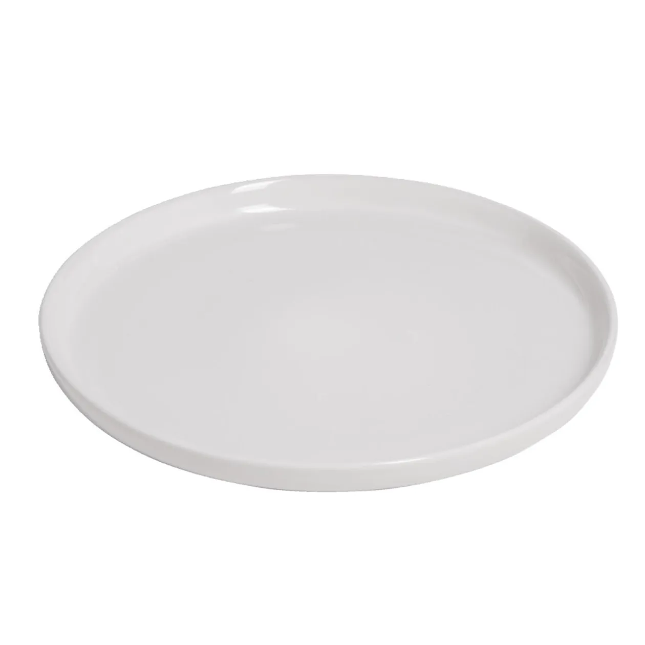 Assiette à dessert ronde Oslo grès blanche Ø20cm