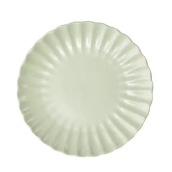 Assiette à dessert ronde Venise faïence verte Ø20cm