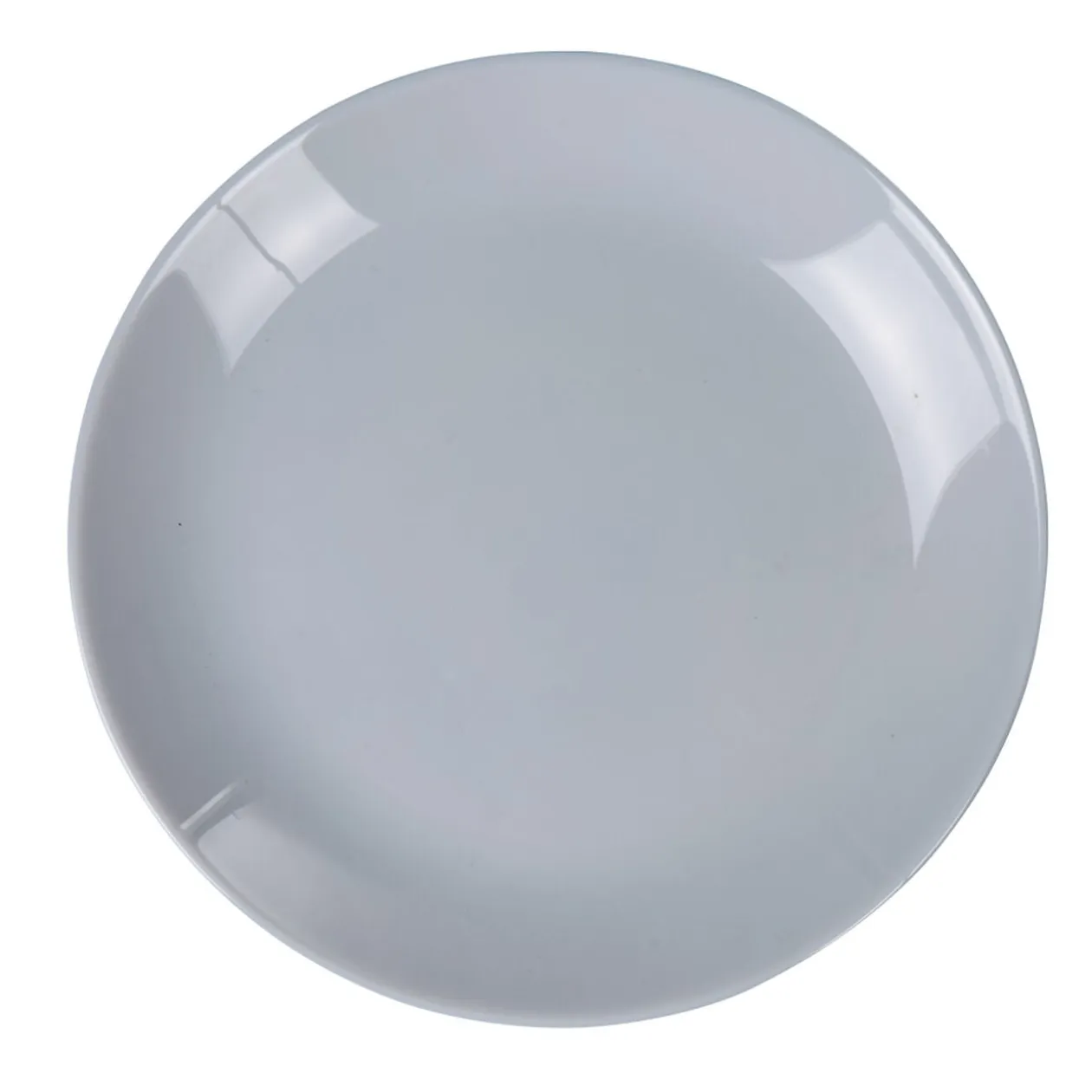 Assiette à dessert ronde verre Luminarc Diwali grise Ø20cm