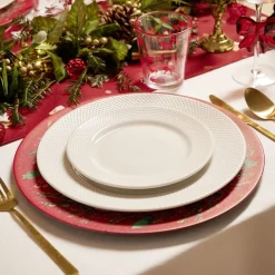 Assiette à dessert x4 porcelaine blanche Ø20cm