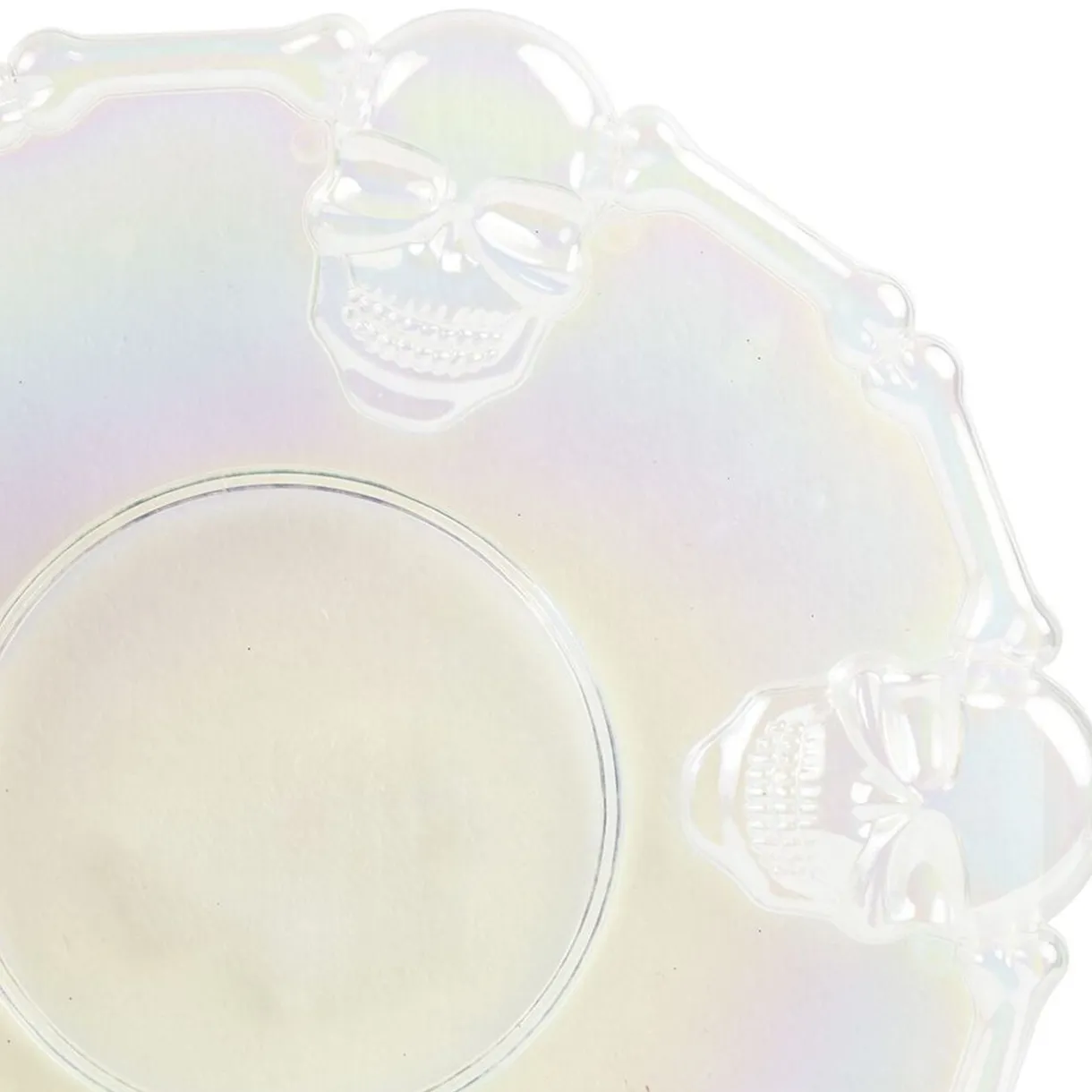 Assiette Halloween transparente crâne < Gifi Discount