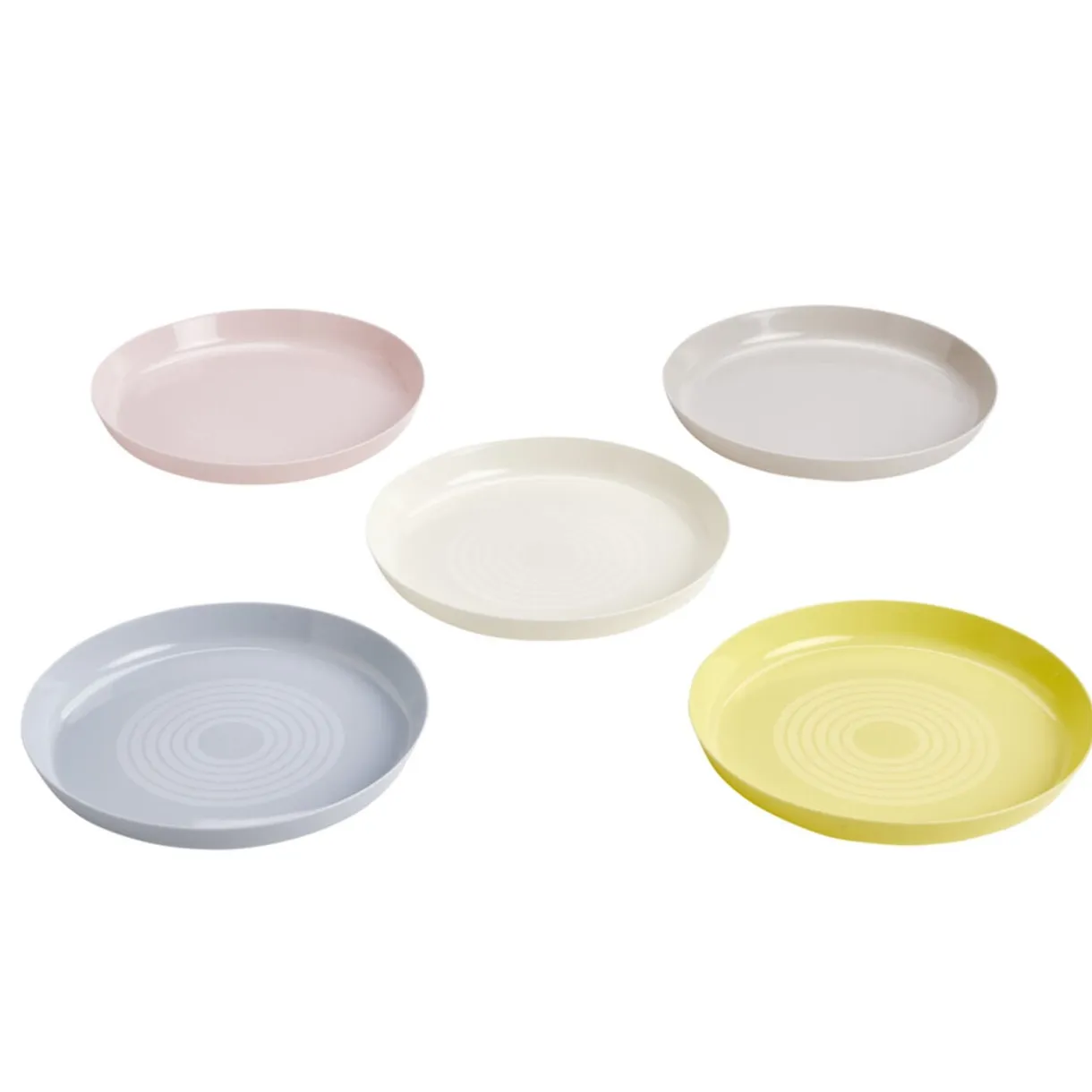 Assiette à pique-nique x5 plastique réutilisable Ø18,5cm < Gifi Best
