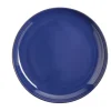 Assiette plate bleue bordure dorée Ø27cm < Gifi