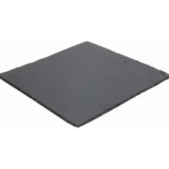 Assiette plate carrée ardoise 30x30cm