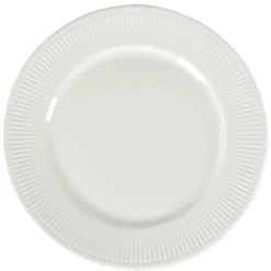 Assiette plate Colombe en porcelaine blanche Ø27,5cm