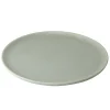 Assiette plate Julie en grès vert Ø27cm