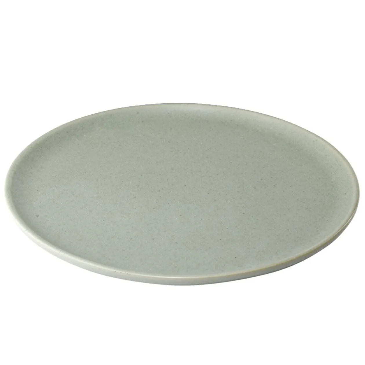 Assiette plate Julie en grès vert Ø27cm