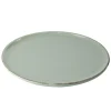 Assiette plate Lisbonne en grès vert Ø27cm < Gifi Discount