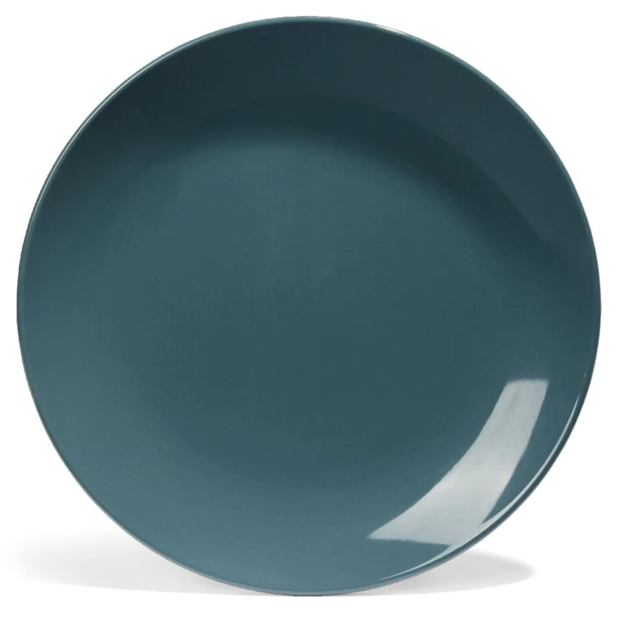 Assiette plate Madrid faïence bleue Ø27cm < Gifi Hot
