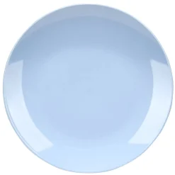 Assiette plate Madrid grès bleu Ø26,7cm < Gifi Discount