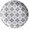 Assiette plate motif carreau de ciment gris Ø26cm < Gifi New