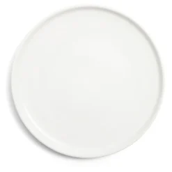 Assiette plate Oslo en grès blanc Ø27cm