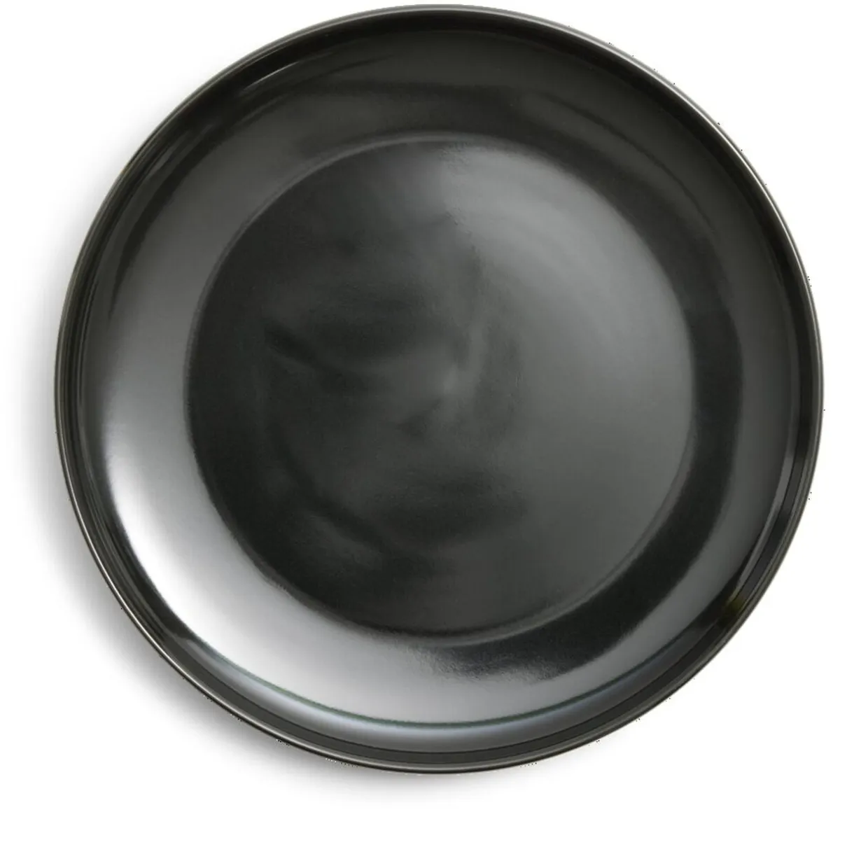 Assiette plate Oslo en grès noir Ø27cm < Gifi Sale