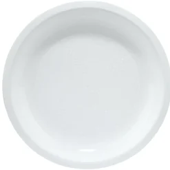 Assiette plate plastique x12 blanc Ø22cm < Gifi Clearance