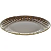 Assiette plate ronde Badem faïence marron foncé Ø27cm < Gifi Hot