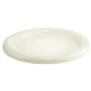 Assiette plate ronde Bubble céramique unie blanc écru Ø26cm < Gifi Clearance