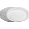 Assiette plate ronde en canne à sucre x12 < Gifi