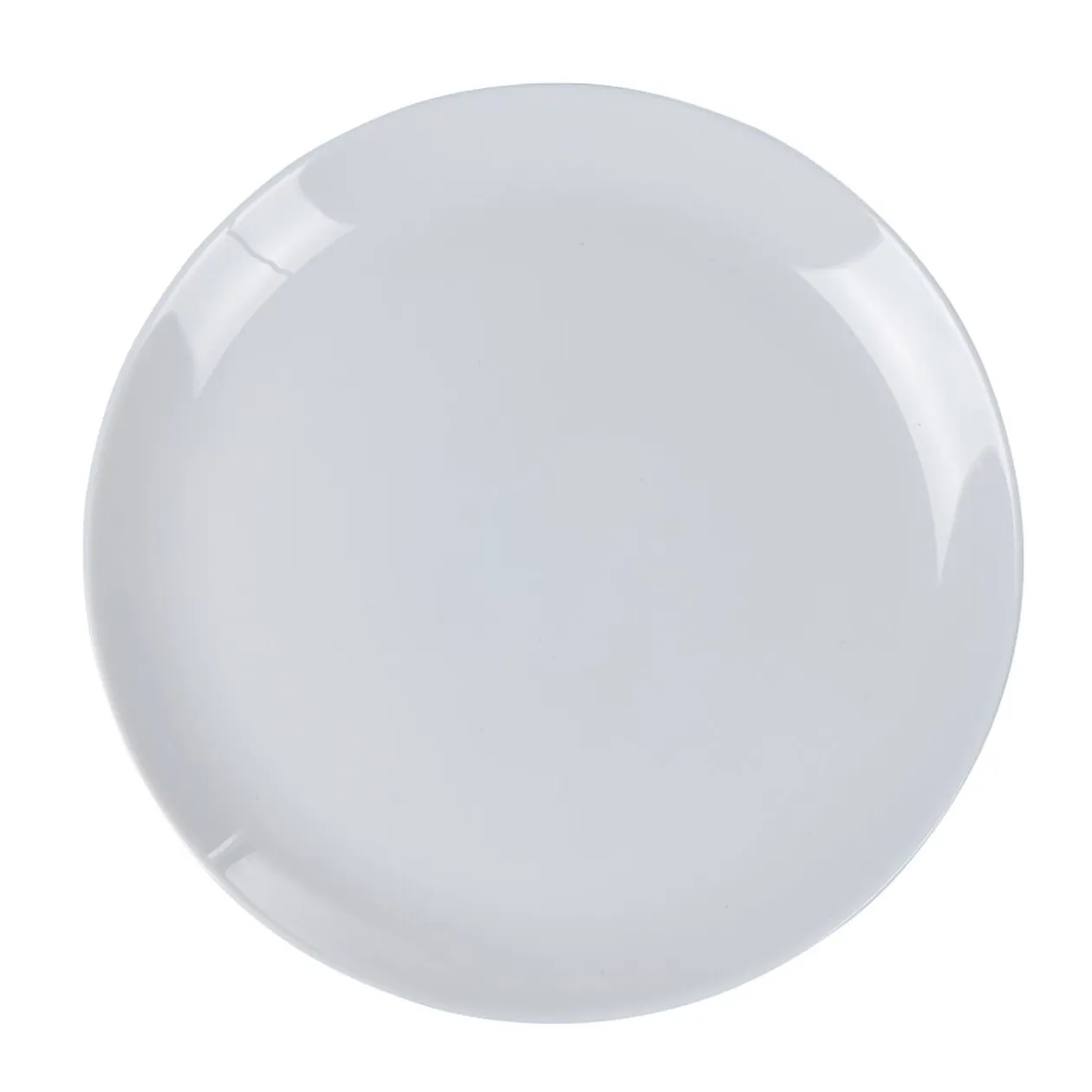 Assiette plate ronde verre Luminarc Diwali grise Ø25cm