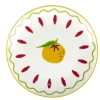 Assiette plate ronde x4 porcelaine motif agrume Ø15cm (2 modèles) < Gifi Clearance